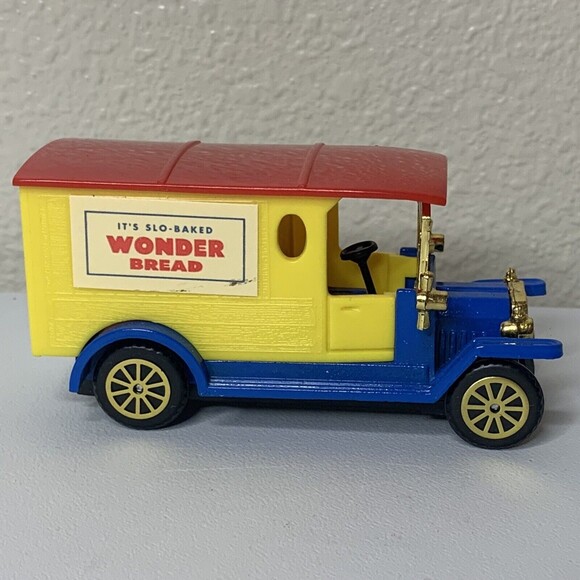 It’s Slo Baked Wonder Bread Diecast Toy Car Yellow - Picture 1 of 5
